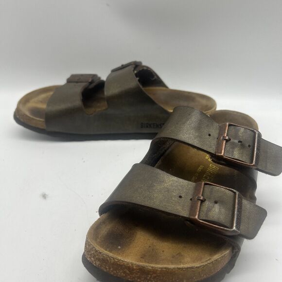 Birkenstock Sandals Womens 37 Arizona Leather Snake Print Narrow - Picture 5 of 10